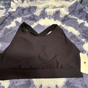 Fabletics Ella High-Impact Sports Bra II, Black, 2X